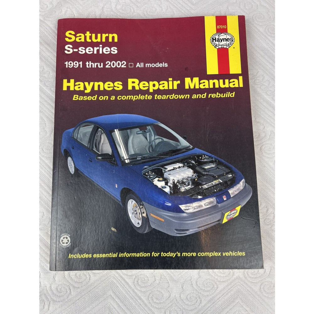 Haynes Repair Manual Saturn S-Series 1991 Thru 2002 All Models